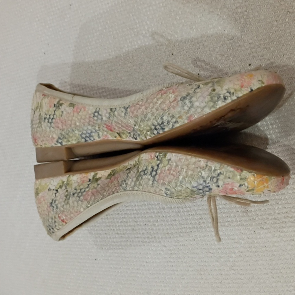 Pom D'Api Women's Multicolor Floral Flats - Picture 5 of 8
